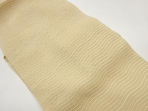 絽綴れよろけ横段模様織出し名古屋帯